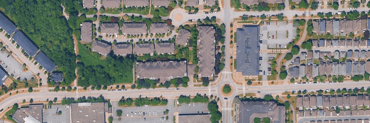 Compass aerial view