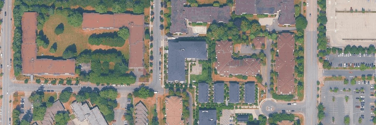 Guildhouse aerial view