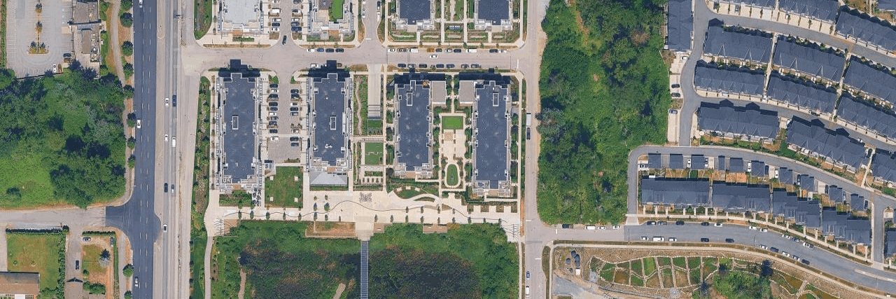 Latimer Village aerial view