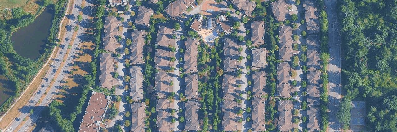 Chelsea Gardens, Mayfair Building aerial view