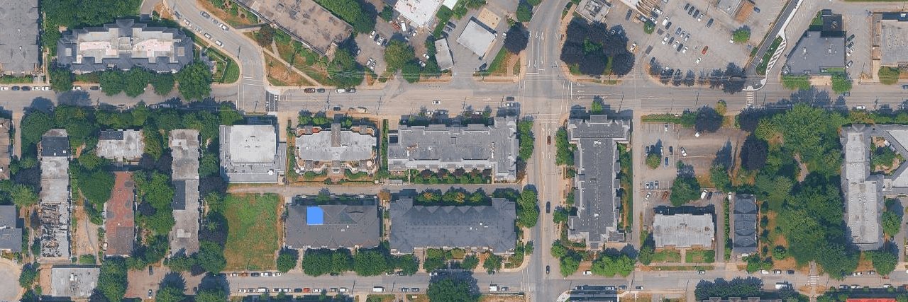 Shaughnessy West aerial view