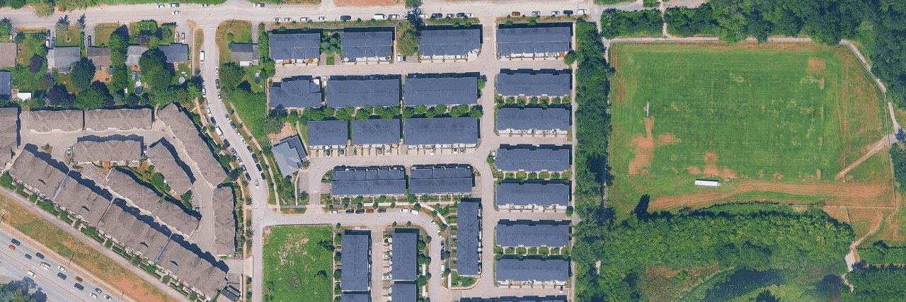 Clayton Walks aerial view