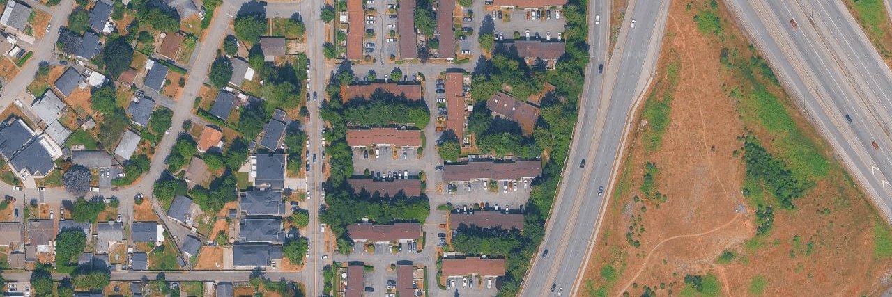 Woodbridge aerial view