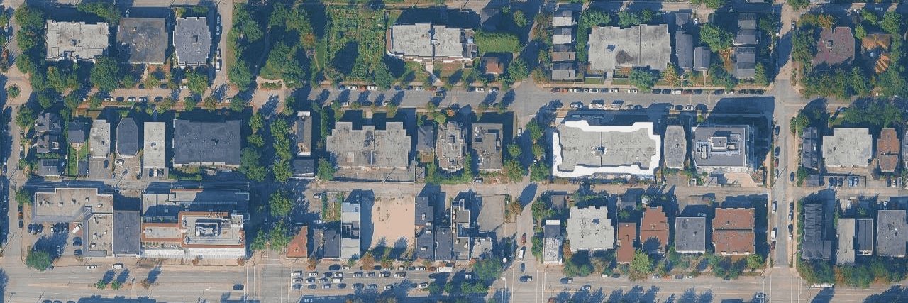 Chelsea Court aerial view