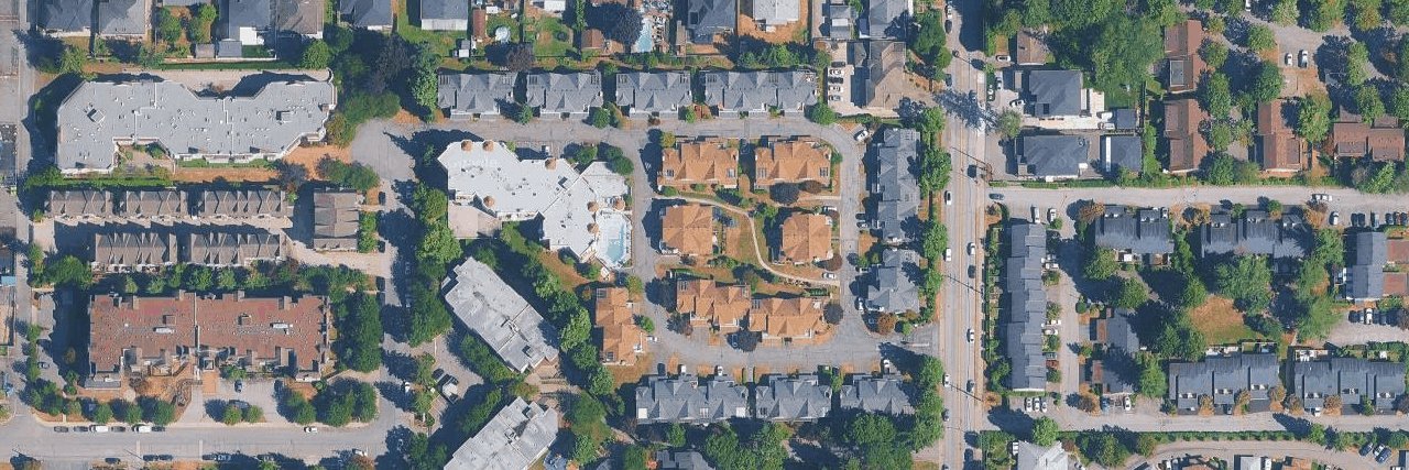 Kensington Gate aerial view