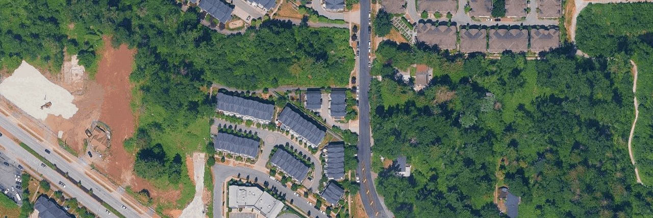 Brookside Walk aerial view