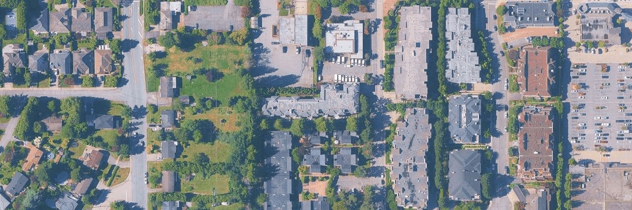 Heron Place aerial view