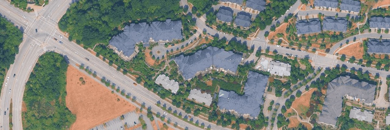The Planters & Bridges aerial view