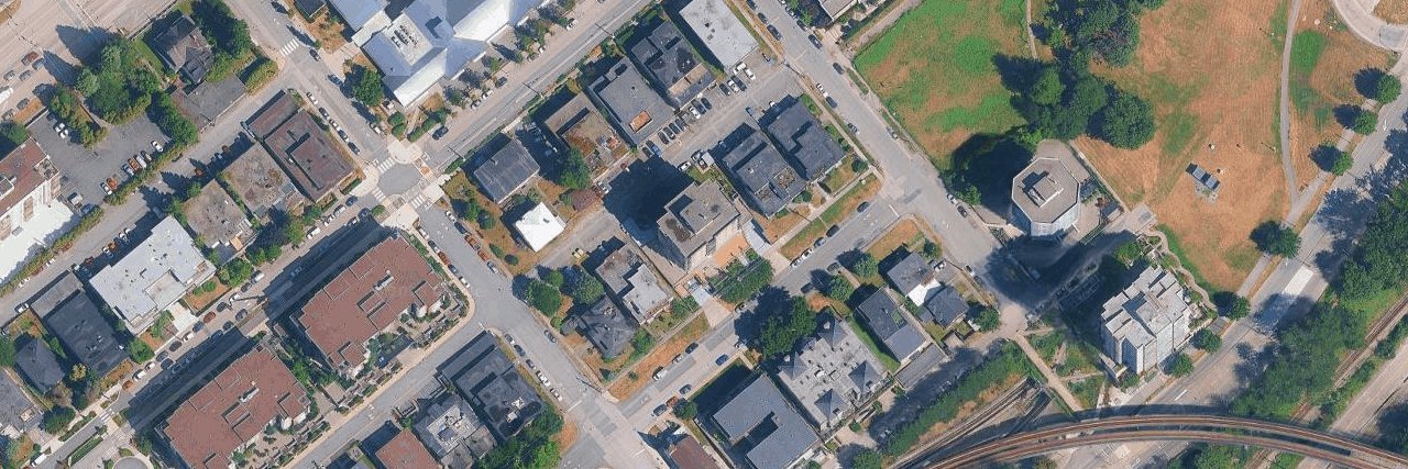 Argyle House aerial view