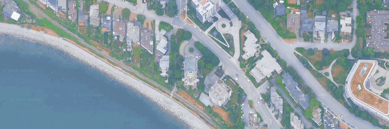 The Edgewater aerial view