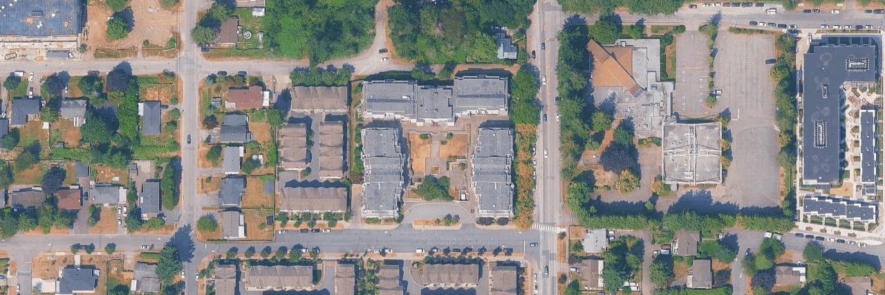 Claridge Court aerial view