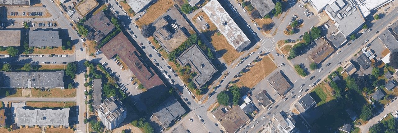Linden House aerial view