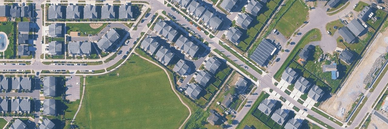 Boardwalk aerial view