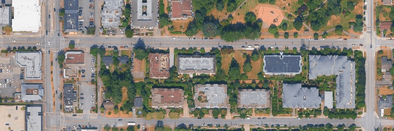 Stratford By The Park aerial view