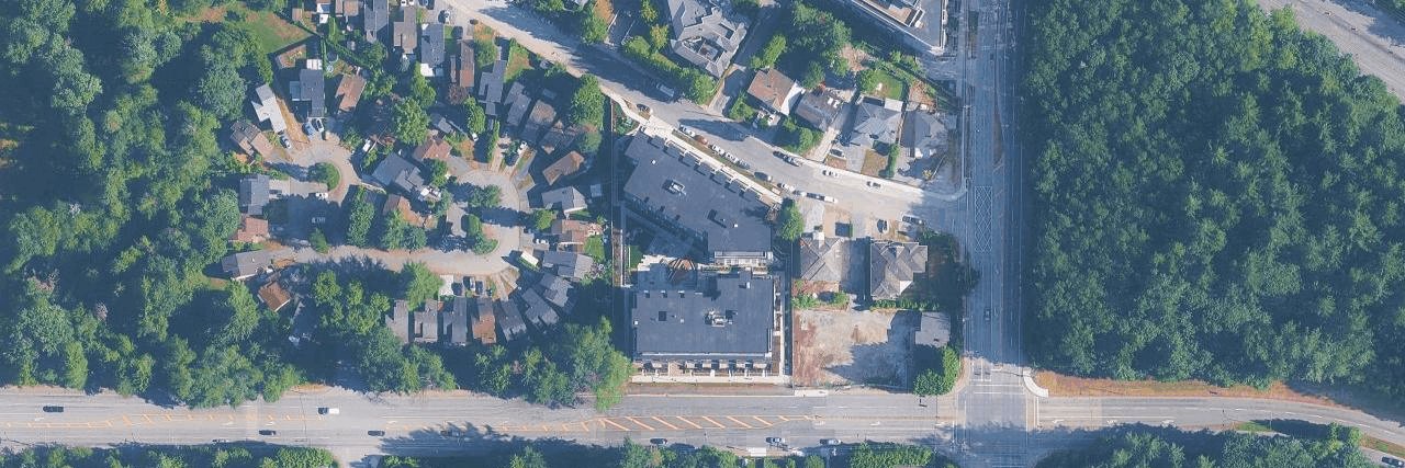 Oak And Onyx aerial view