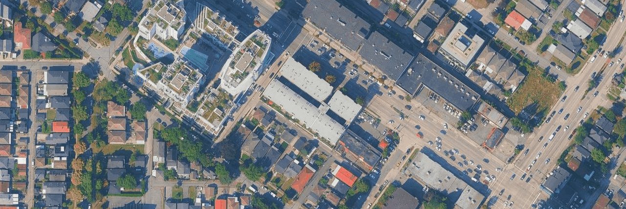 The King's Courtyard aerial view