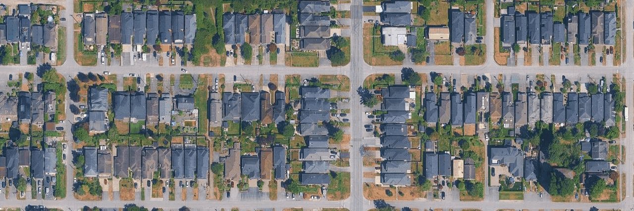 Steveston Village aerial view