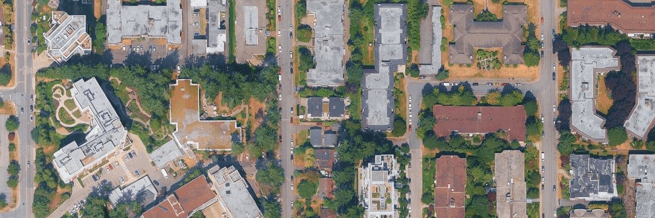 Everall Court aerial view