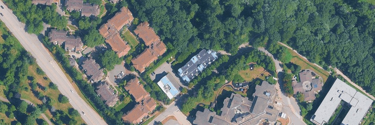 Queen's Park Place aerial view