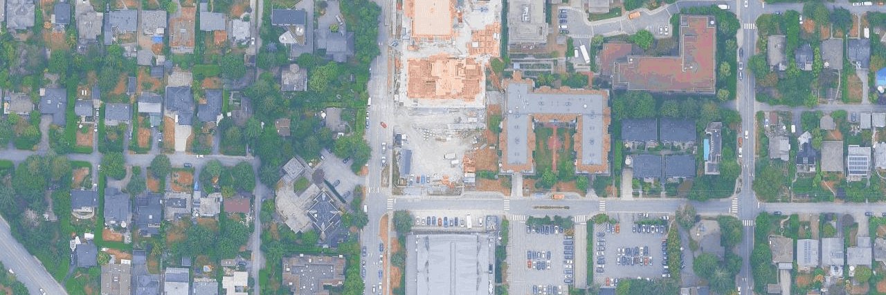 Weston Place aerial view