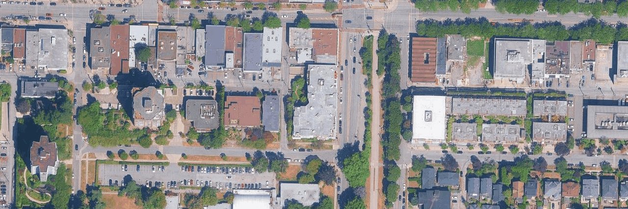 The Brownstone aerial view