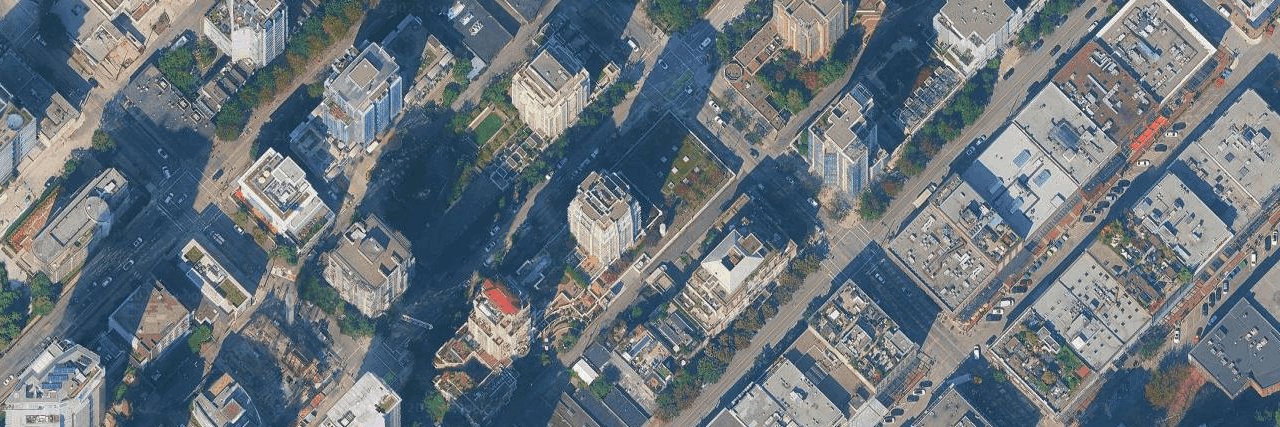 Metropolis aerial view