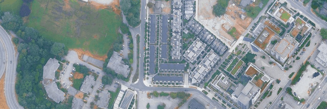 The Mason By Cressey aerial view