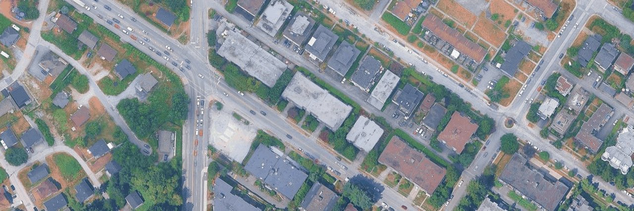 Mckinnon House aerial view