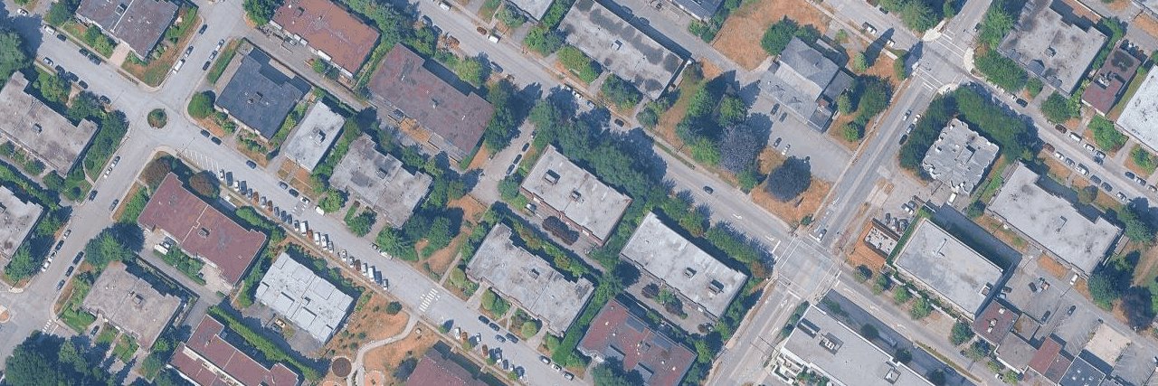 Villa Valencia aerial view