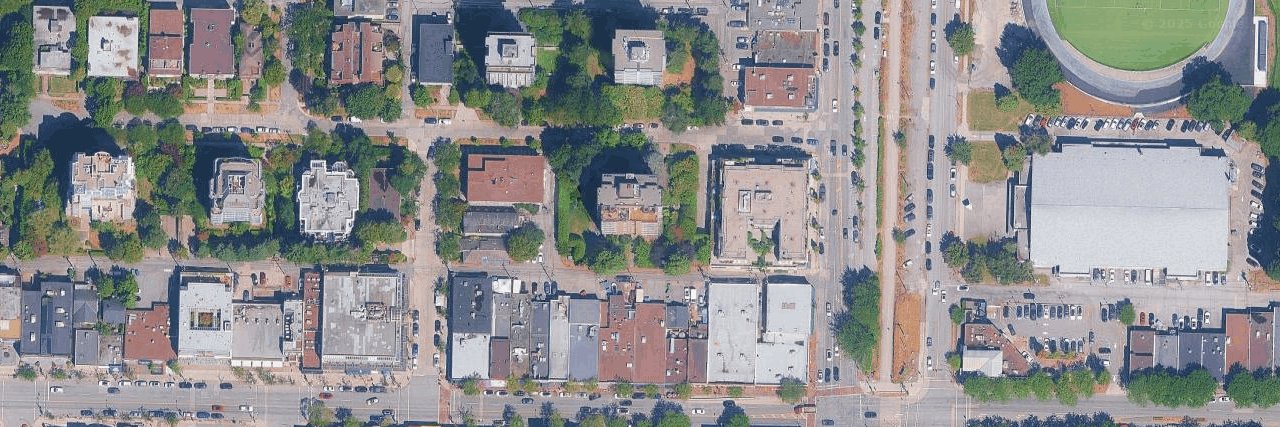 The Wedgewood aerial view