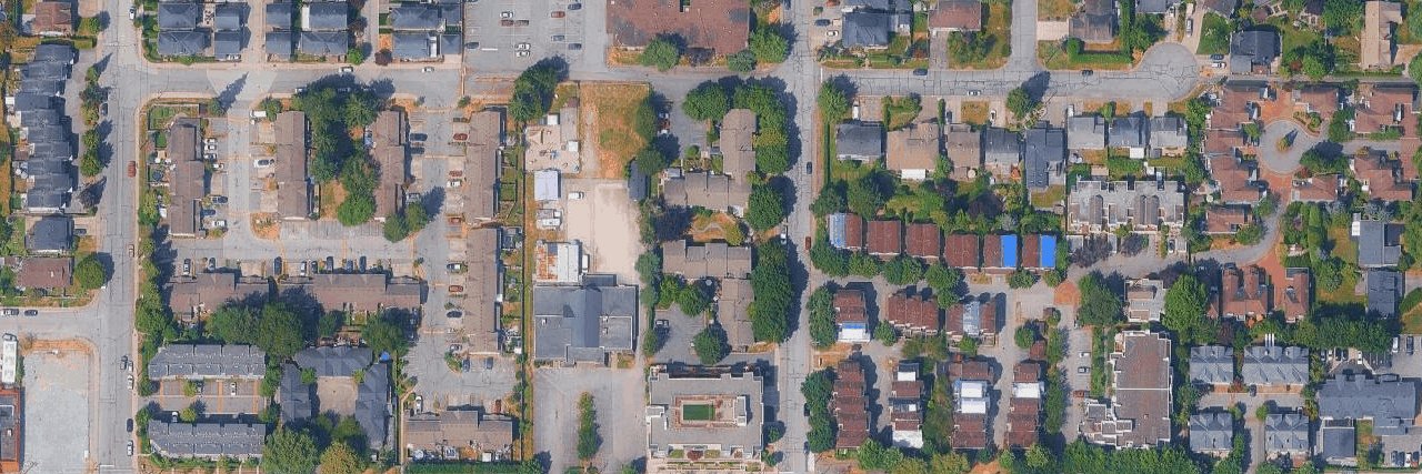 Chestnut Gardens aerial view