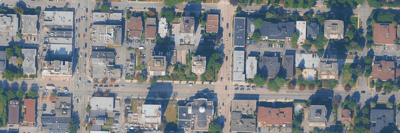 The Warrenton aerial view