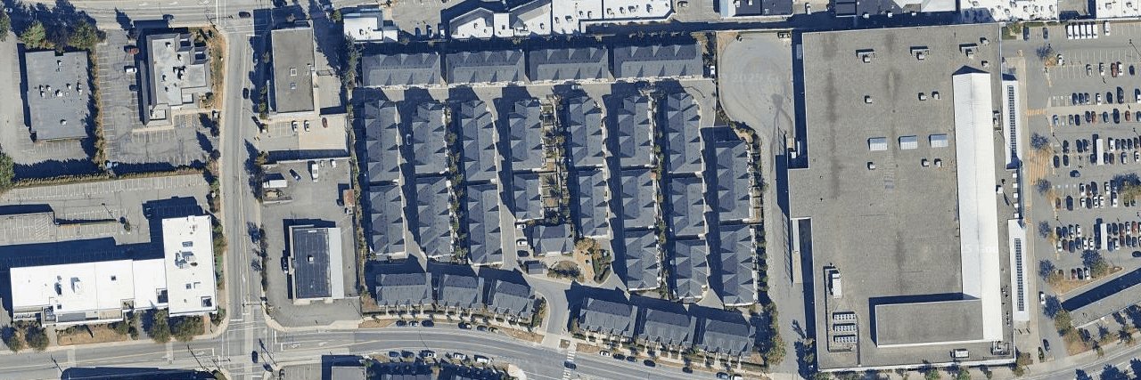 Allwood Place aerial view