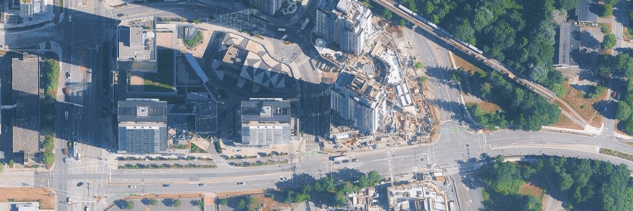 Plaza Two aerial view