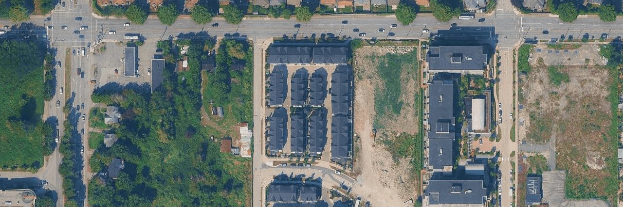 Camden Walk aerial view