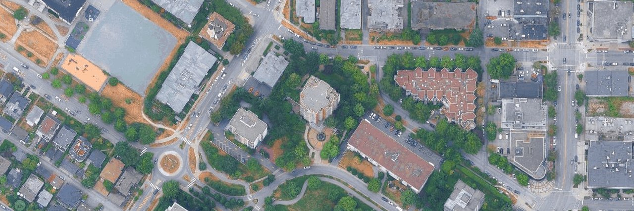 Victoria Park West aerial view