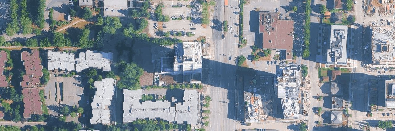 The Belvedere aerial view