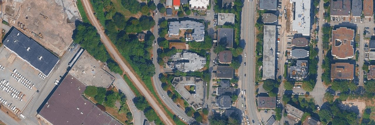 Gulf View Court aerial view