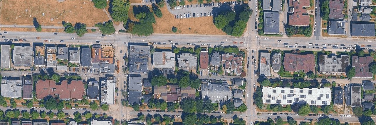 Cornwall Terrace aerial view