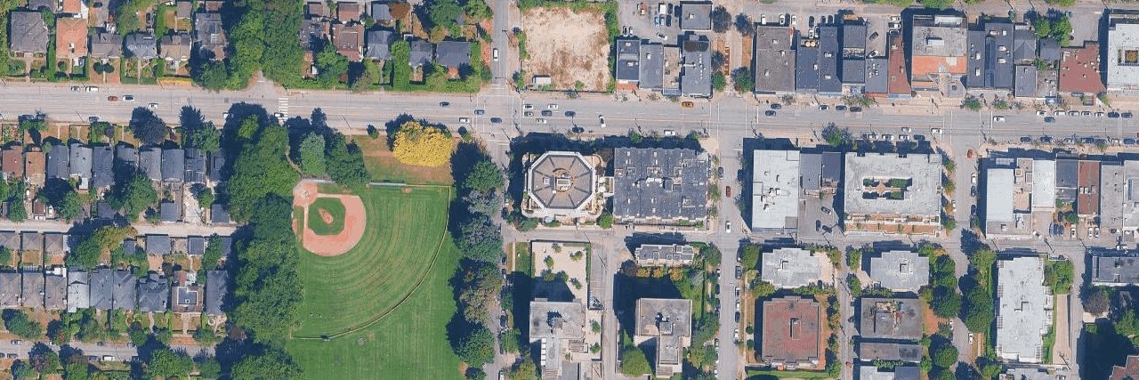 Elm Park Place aerial view