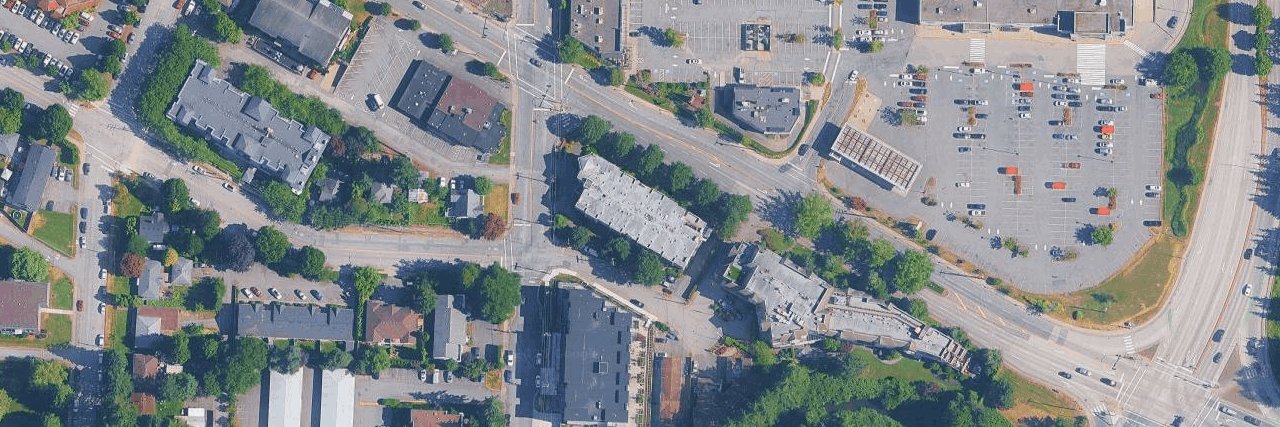 Montgomery Gate aerial view