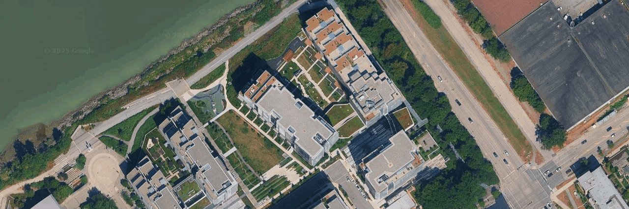 Hollybridge At Rivergreen aerial view