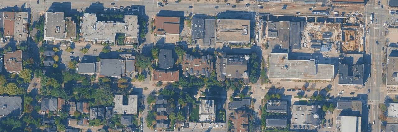 Abbey Lane aerial view