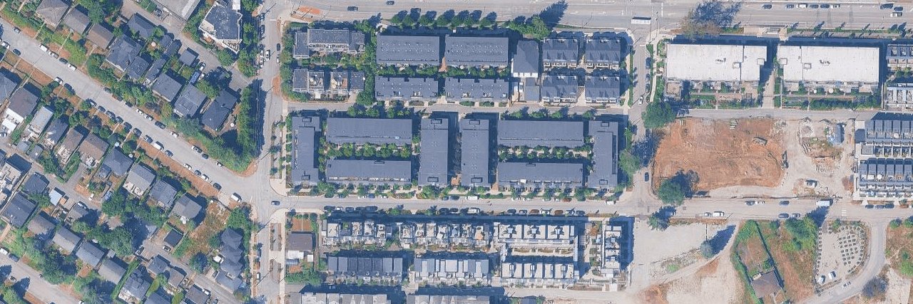 Founders Block South aerial view