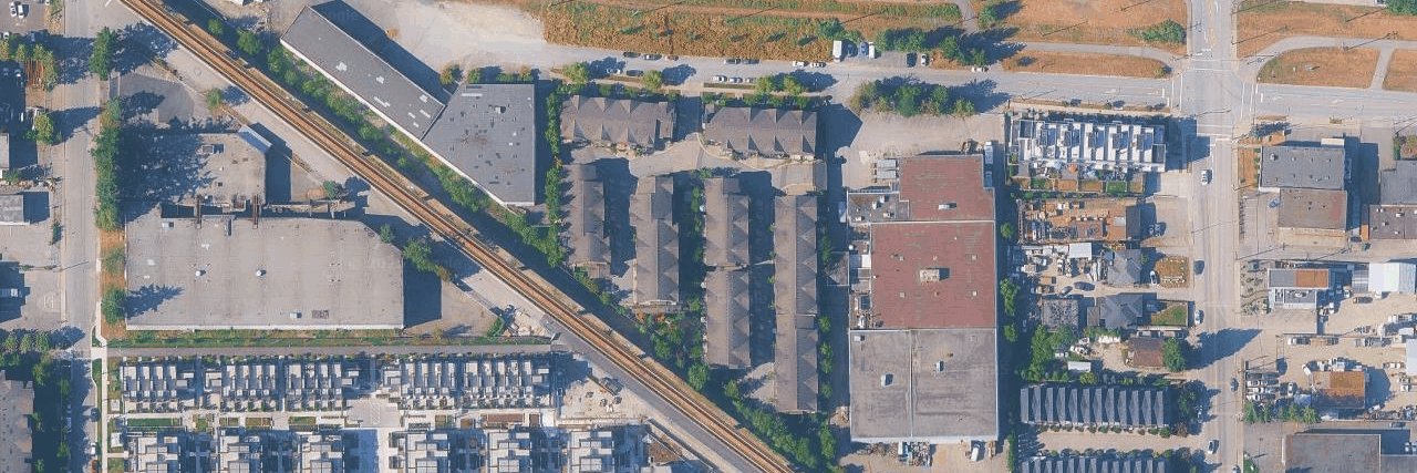 Highland Park aerial view