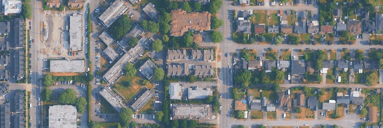 The Clover aerial view