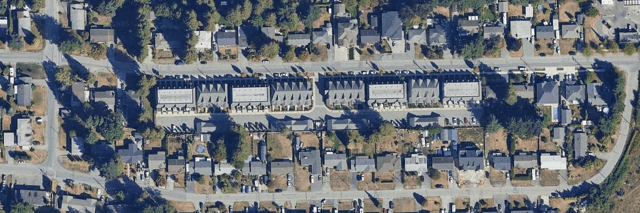 Aston Row aerial view