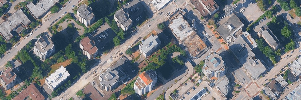 Charter House aerial view