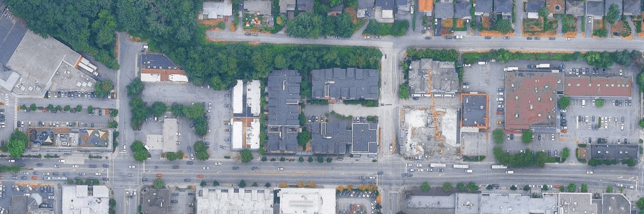 District Crossing aerial view