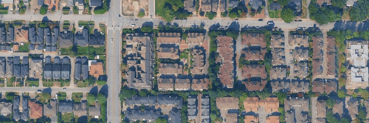 Canberra Court aerial view
